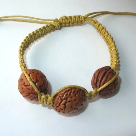 Boho Seed Bead Woven Raffia Bracelet - Picture 1 of 7